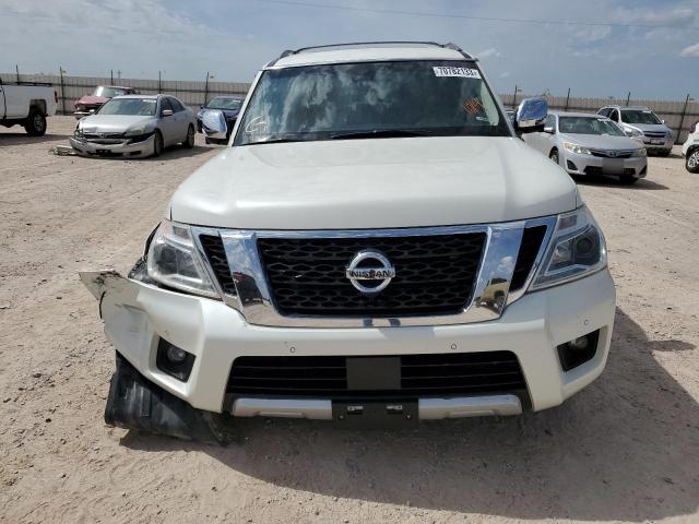 JN8AY2NF5H9304071 - 2017 NISSAN ARMADA PLATINUM WHITE photo 5