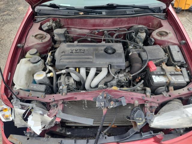 1Y1SK52881Z422562 - 2001 CHEVROLET GEO PRIZM BASE RED photo 11