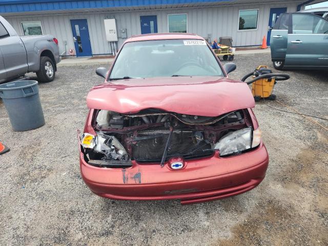 1Y1SK52881Z422562 - 2001 CHEVROLET GEO PRIZM BASE RED photo 5