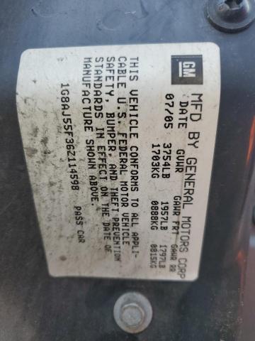 1G8AJ55F36Z114598 - 2006 SATURN ION LEVEL 2 BURGUNDY photo 13