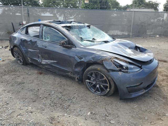 5YJ3E1EB5NF121565 - 2022 TESLA MODEL 3 Մոխրագույն լուսանկար 4