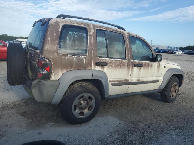 1J4GK48K77W530196 - 2007 JEEP LIBERTY SPORT WHITE photo 3