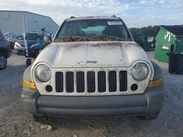 1J4GK48K77W530196 - 2007 JEEP LIBERTY SPORT WHITE photo 5