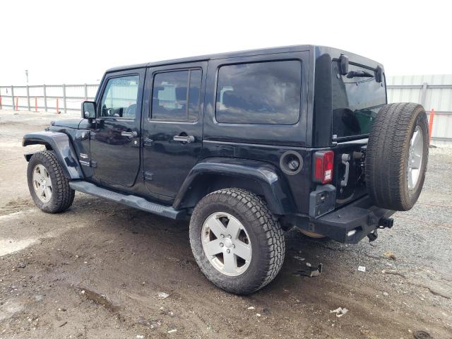 1C4BJWEG8CL279585 - 2012 JEEP WRANGLER U SAHARA BLACK photo 2