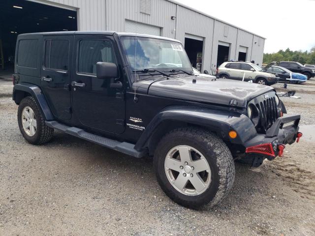 1C4BJWEG8CL279585 - 2012 JEEP WRANGLER U SAHARA BLACK photo 4