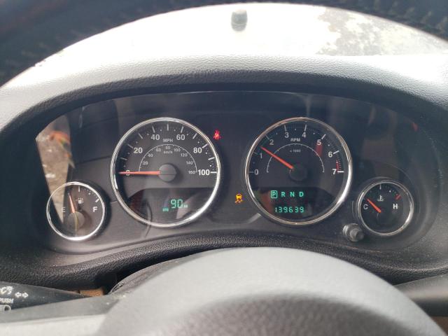 1C4BJWEG8CL279585 - 2012 JEEP WRANGLER U SAHARA BLACK photo 9