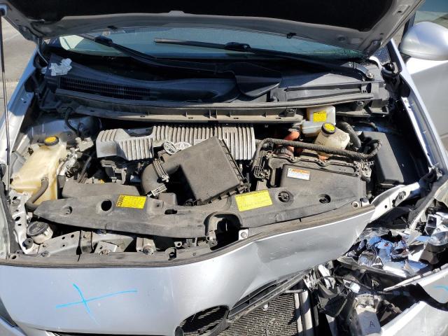 JTDKN3DP0E3051619 - 2014 TOYOTA PRIUS PLUG Srebrny zdjęcie 11