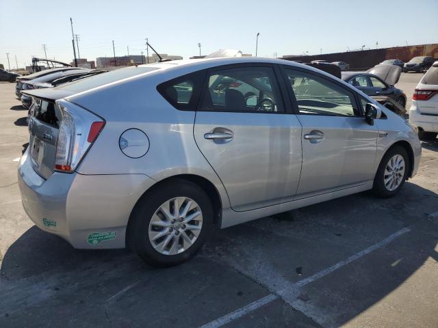 JTDKN3DP0E3051619 - 2014 TOYOTA PRIUS PLUG Srebrny zdjęcie 3