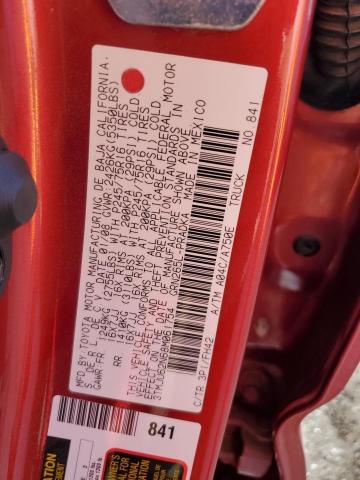 3TMJU62N68M061754 - 2008 TOYOTA TACOMA DOUBLE CAB PRERUNNER RED photo 12