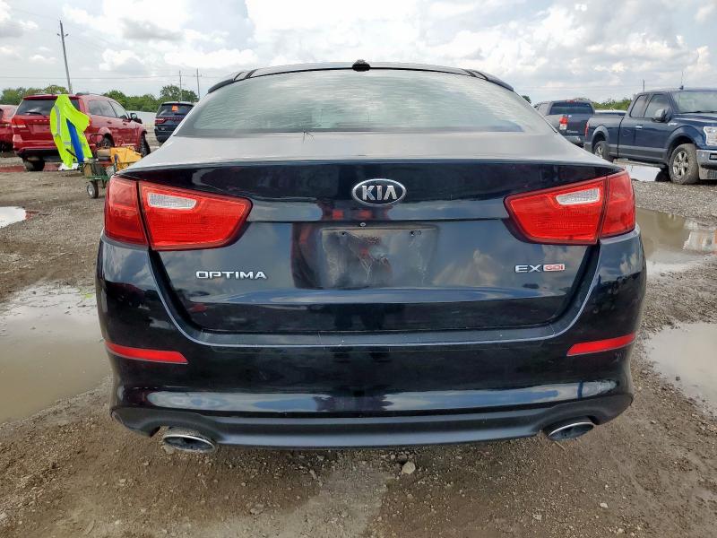 5XXGN4A72EG334927 - 2014 KIA OPTIMA EX BLACK photo 6