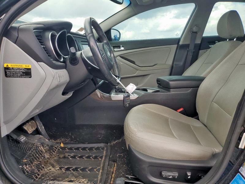 5XXGN4A72EG334927 - 2014 KIA OPTIMA EX BLACK photo 7