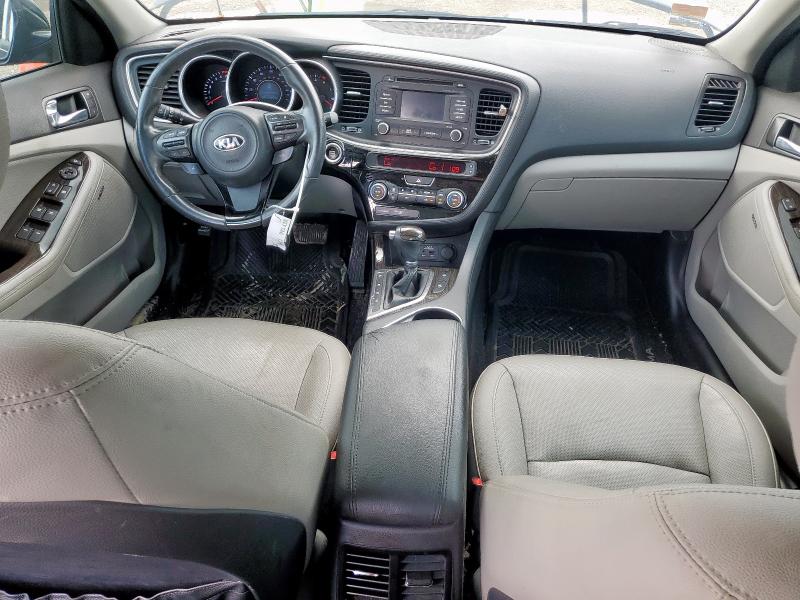 5XXGN4A72EG334927 - 2014 KIA OPTIMA EX BLACK photo 8