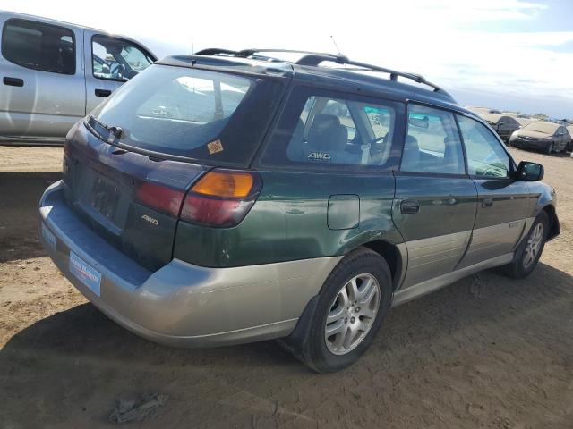 4S3BH665X16647771 - 2001 SUBARU LEGACY OUTBACK GREEN photo 3