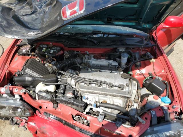 2HGEJ1221SH558530 - 1995 HONDA CIVIC EX RED photo 11