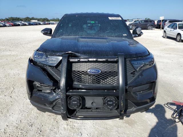 1FM5K8AB4NGA99947 - 2022 FORD EXPLORER POLICE INTERCEPTOR BLACK photo 5