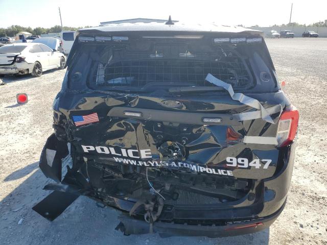 1FM5K8AB4NGA99947 - 2022 FORD EXPLORER POLICE INTERCEPTOR BLACK photo 6