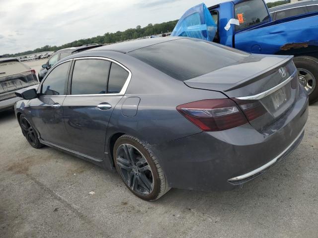 1HGCR2F58HA096999 - 2017 HONDA ACCORD SPORT GRAY photo 2