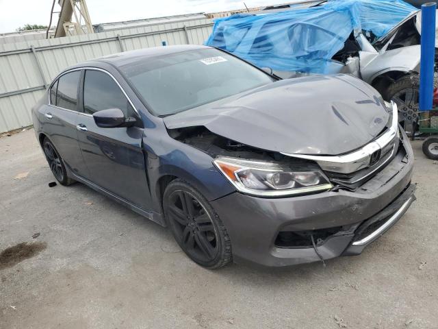 1HGCR2F58HA096999 - 2017 HONDA ACCORD SPORT GRAY photo 4