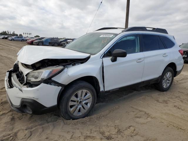 4S4BSAAC7J3307968 - 2018 SUBARU OUTBACK 2.5I WHITE photo 1