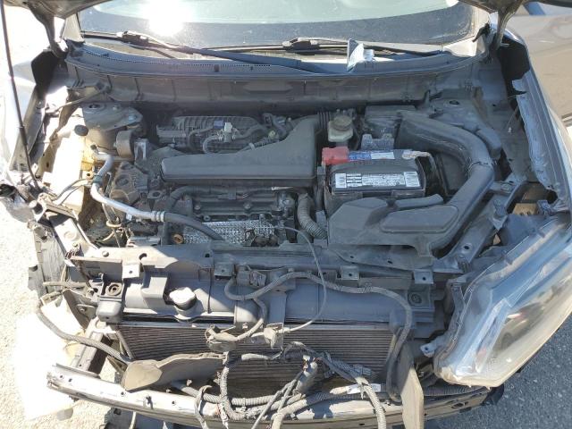 KNMAT2MT0GP716748 - 2016 NISSAN ROGUE S GRAY photo 12