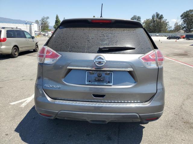 KNMAT2MT0GP716748 - 2016 NISSAN ROGUE S GRAY photo 6