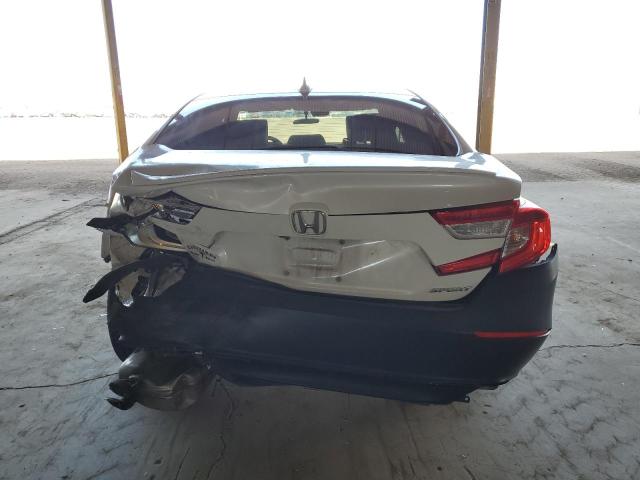 1HGCV1F36JA170205 - 2018 HONDA ACCORD SPORT WHITE photo 6