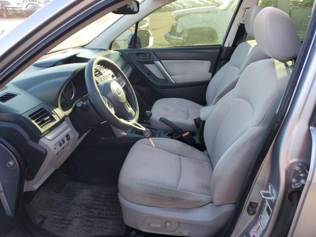 JF2SJADC0FG403705 - 2015 SUBARU FORESTER 2.5I PREMIUM فضي صورة 7