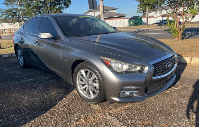 JN1BV7AP3FM353514 - 2015 INFINITI Q50 BASE GRAY photo 1