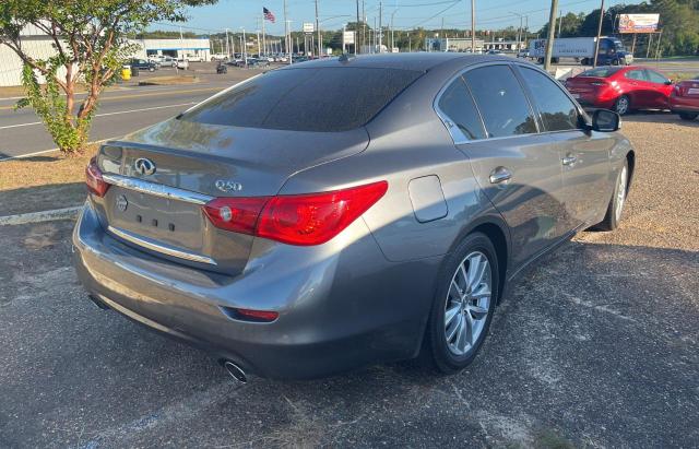 JN1BV7AP3FM353514 - 2015 INFINITI Q50 BASE GRAY photo 4