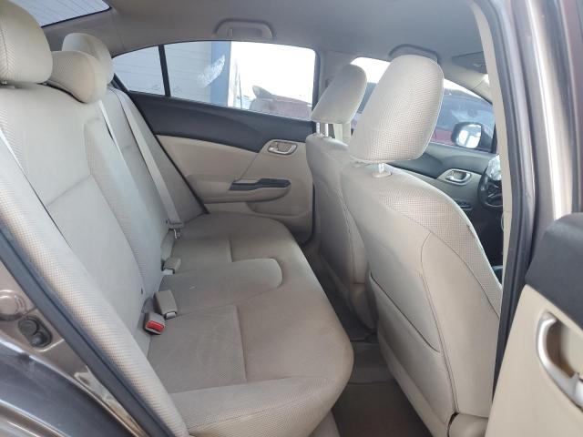 19XFB2F59CE002991 - 2012 HONDA CIVIC LX GRAY photo 10