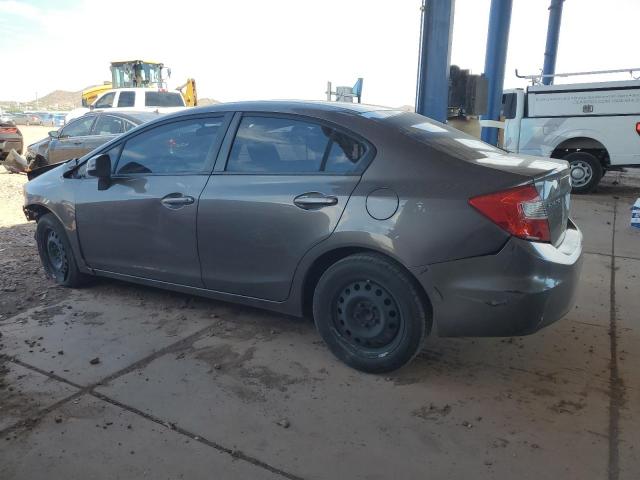 19XFB2F59CE002991 - 2012 HONDA CIVIC LX GRAY photo 2