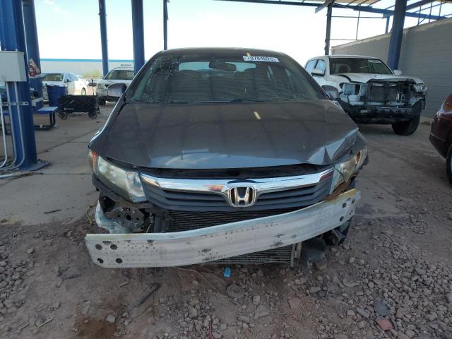 19XFB2F59CE002991 - 2012 HONDA CIVIC LX GRAY photo 5
