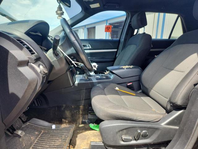 1FM5K7D83HGD49015 - 2017 FORD EXPLORER XLT BLACK photo 7