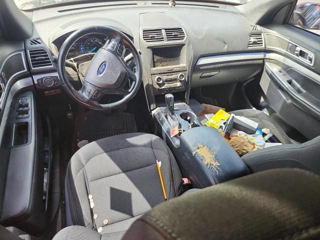 1FM5K7D83HGD49015 - 2017 FORD EXPLORER XLT BLACK photo 8