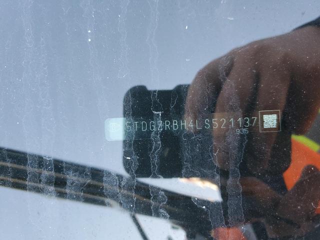 5TDGZRBH4LS521137 - 2020 TOYOTA HIGHLANDER XLE BLACK photo 12