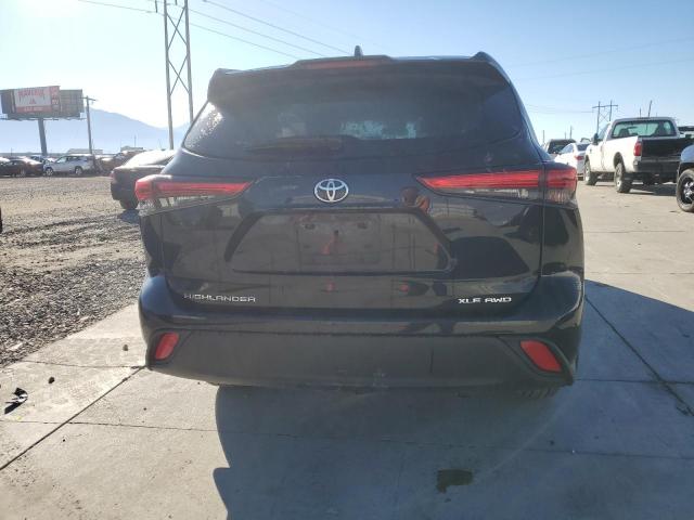 5TDGZRBH4LS521137 - 2020 TOYOTA HIGHLANDER XLE BLACK photo 6