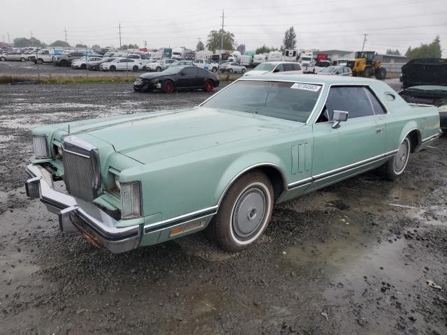 7Y89A825303 - 1977 LINCOLN CONTINENTA GREEN photo 1