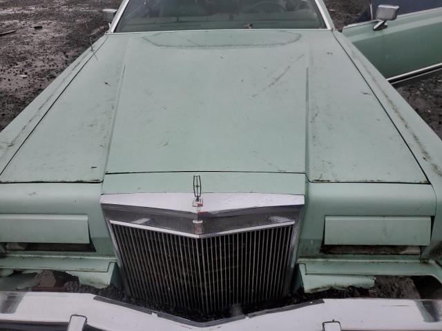 7Y89A825303 - 1977 LINCOLN CONTINENTA GREEN photo 11