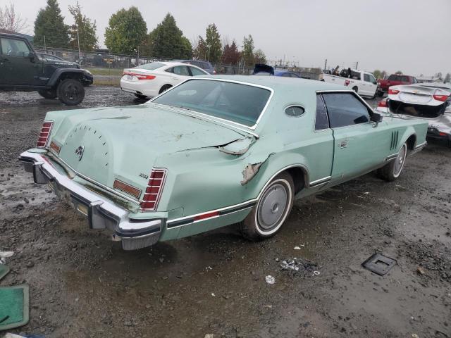 7Y89A825303 - 1977 LINCOLN CONTINENTA GREEN photo 3