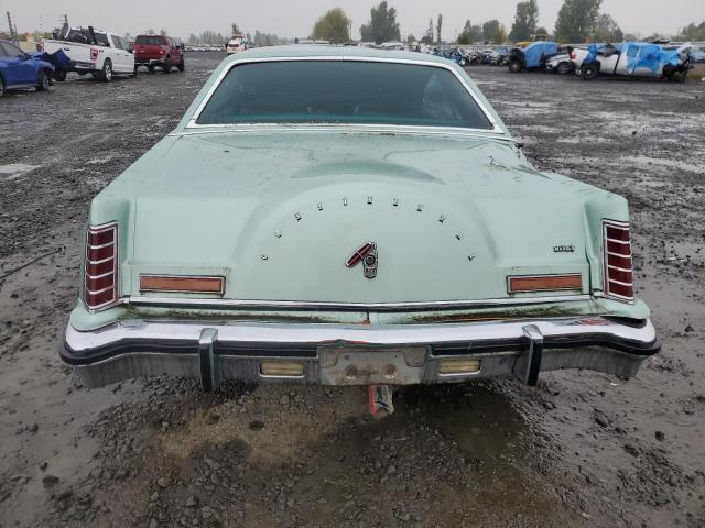 7Y89A825303 - 1977 LINCOLN CONTINENTA GREEN photo 6