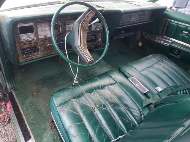 7Y89A825303 - 1977 LINCOLN CONTINENTA GREEN photo 8