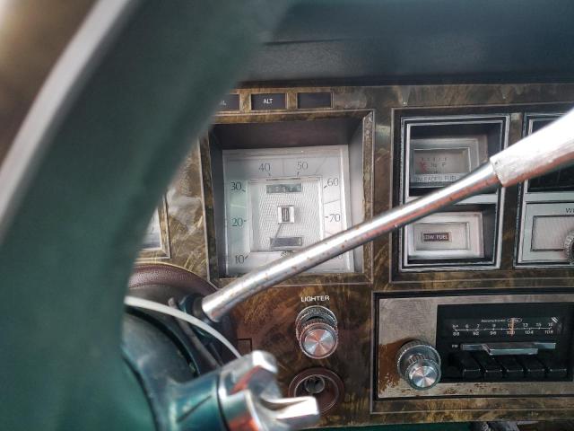 7Y89A825303 - 1977 LINCOLN CONTINENTA GREEN photo 9