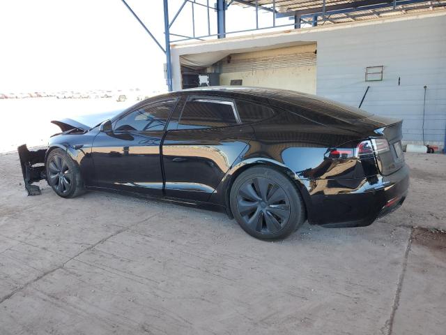 5YJSA1E58PF499013 - 2023 TESLA MODEL S Черный фото 2