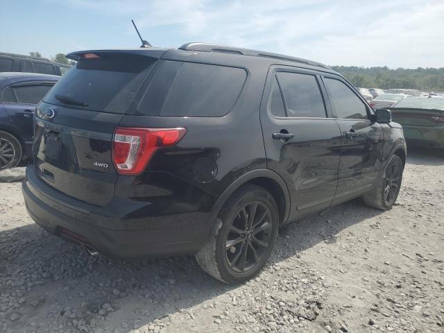 1FM5K8D81JGA91525 - 2018 FORD EXPLORER XLT Սև լուսանկար 3