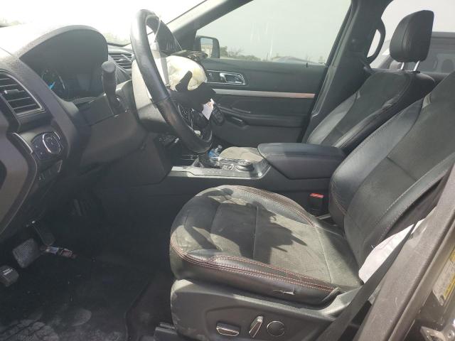 1FM5K8D81JGA91525 - 2018 FORD EXPLORER XLT Սև լուսանկար 7