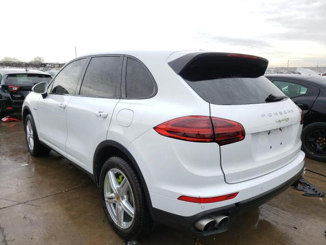 WP1AE2A29GLA63655 - 2016 PORSCHE CAYENNE SE HYBRID WHITE photo 3