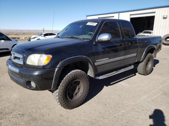 5TBBT44113S405322 - 2003 TOYOTA TUNDRA ACCESS CAB SR5 BLACK photo 1