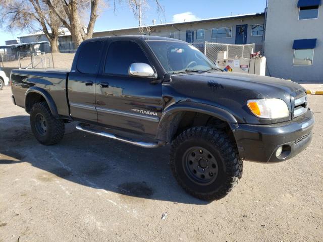 5TBBT44113S405322 - 2003 TOYOTA TUNDRA ACCESS CAB SR5 BLACK photo 4