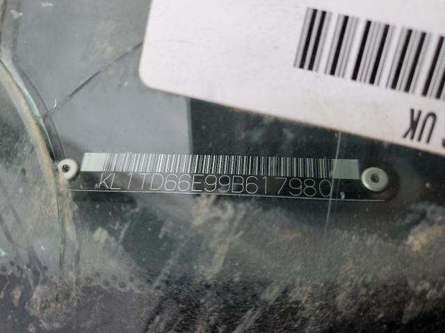 KL1TD66E99B617980 - 2009 CHEVROLET AVEO LS 白色 照片 12