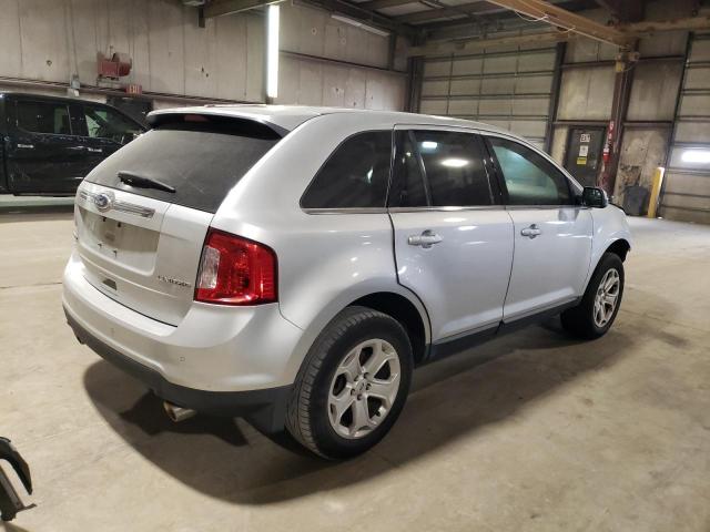 2FMDK3KC0DBB95750 - 2013 FORD EDGE LIMITED SILVER photo 3